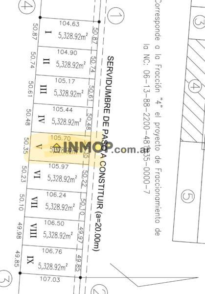 Venta de lote en Potrerillos con vista al dique 5300m²